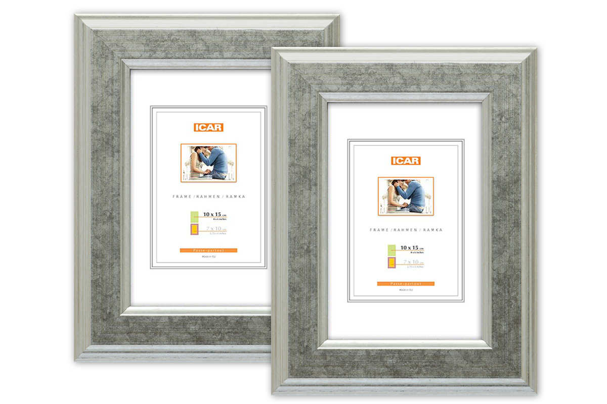 Ramka na zdjęcia DRZ A DWUPAK S srebrny